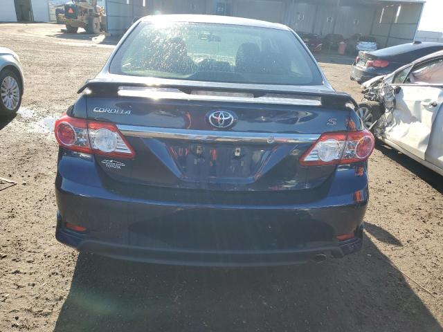 5YFBU4EE6CP028694 - 2012 TOYOTA COROLLA BASE BLUE photo 6