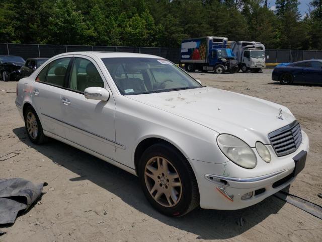 WDBUF82J95X167068 - 2005 MERCEDES-BENZ E 320 4MATIC WHITE photo 4