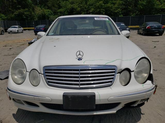 WDBUF82J95X167068 - 2005 MERCEDES-BENZ E 320 4MATIC WHITE photo 5