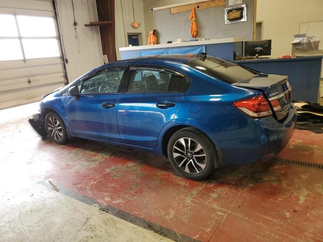 19XFB2F80EE233856 - 2014 HONDA CIVIC EX BLUE photo 2