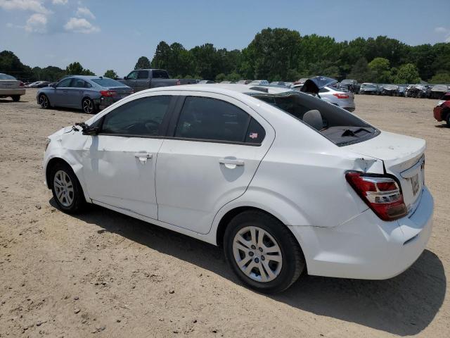 1G1JB5SH0H4161878 - 2017 CHEVROLET SONIC LS WHITE photo 2