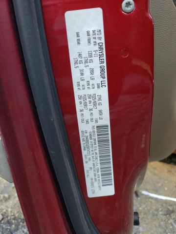 2A4RR8DG2BR747315 - 2011 CHRYSLER TOWN & COU TOURING L RED photo 13