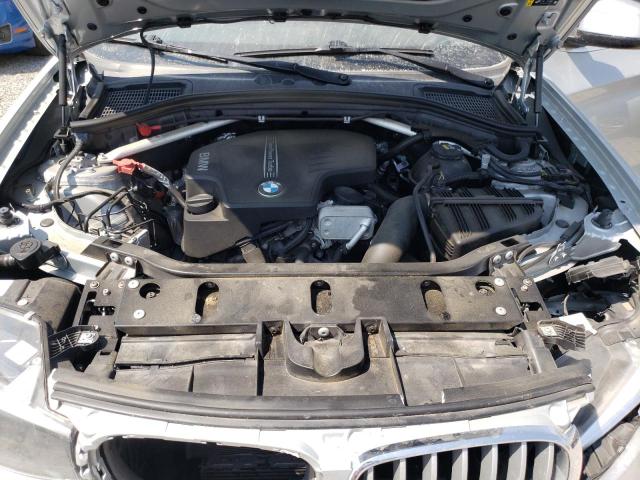 5UXWX9C37H0W70719 - 2017 BMW X3 XDRIVE28I SILVER photo 11