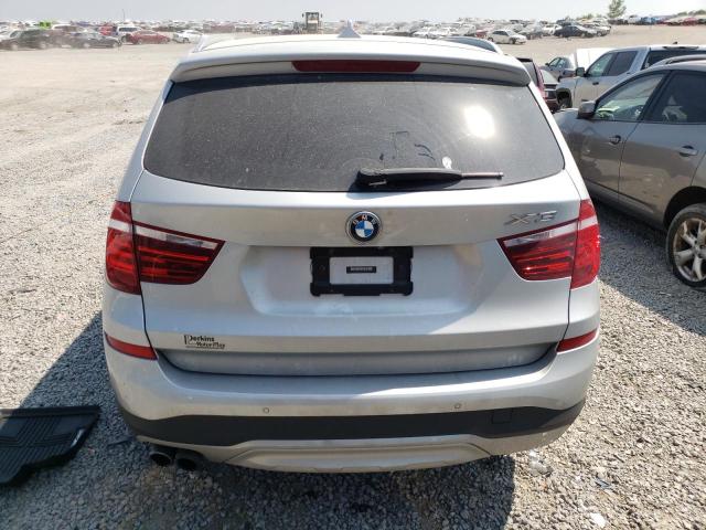 5UXWX9C37H0W70719 - 2017 BMW X3 XDRIVE28I SILVER photo 6