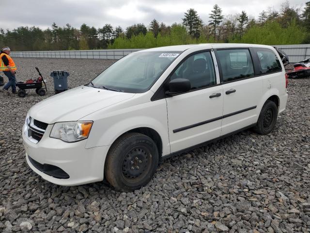 2C4RDGBG8DR667571 - 2013 DODGE GRAND CARA SE WHITE photo 1