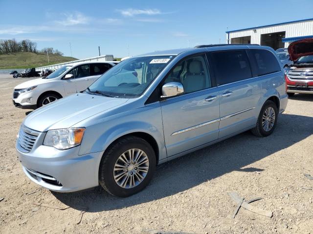 2C4RC1CG7DR531477 - 2013 CHRYSLER TOWN & COU TOURING L BLUE photo 1