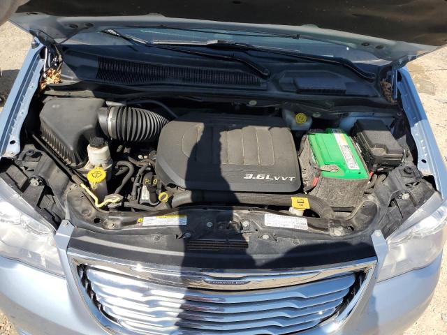 2C4RC1CG7DR531477 - 2013 CHRYSLER TOWN & COU TOURING L BLUE photo 11