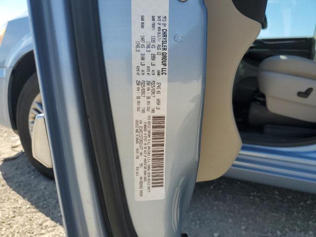 2C4RC1CG7DR531477 - 2013 CHRYSLER TOWN & COU TOURING L BLUE photo 12