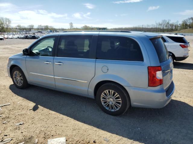 2C4RC1CG7DR531477 - 2013 CHRYSLER TOWN & COU TOURING L BLUE photo 2
