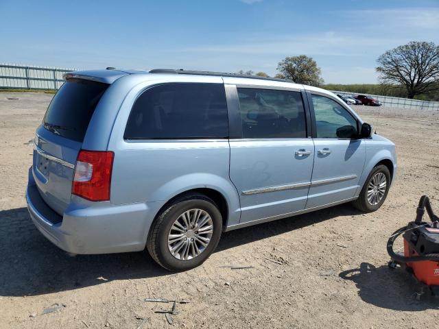 2C4RC1CG7DR531477 - 2013 CHRYSLER TOWN & COU TOURING L BLUE photo 3