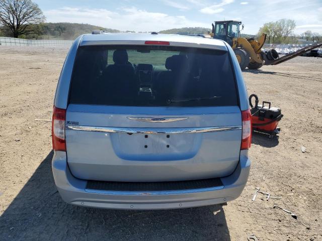 2C4RC1CG7DR531477 - 2013 CHRYSLER TOWN & COU TOURING L BLUE photo 6