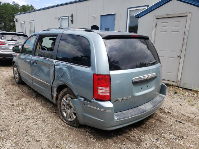 2A8HR64X58R735022 - 2008 CHRYSLER TOWN & COU LIMITED BLUE photo 3