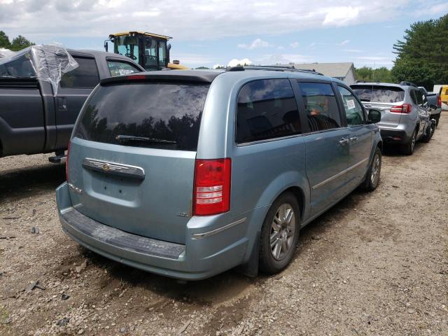 2A8HR64X58R735022 - 2008 CHRYSLER TOWN & COU LIMITED BLUE photo 4