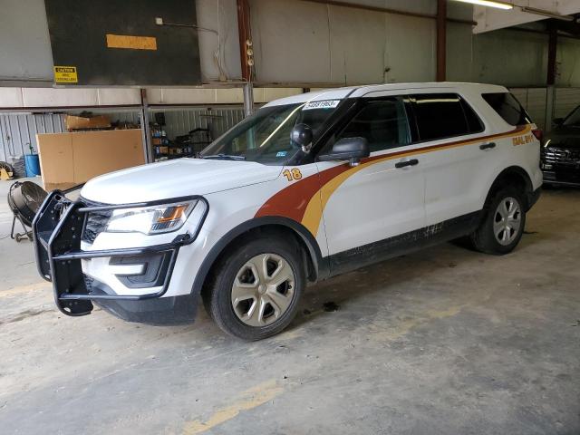 1FM5K8AR4HGA24490 - 2017 FORD EXPLORER POLICE INTERCEPTOR WHITE photo 1