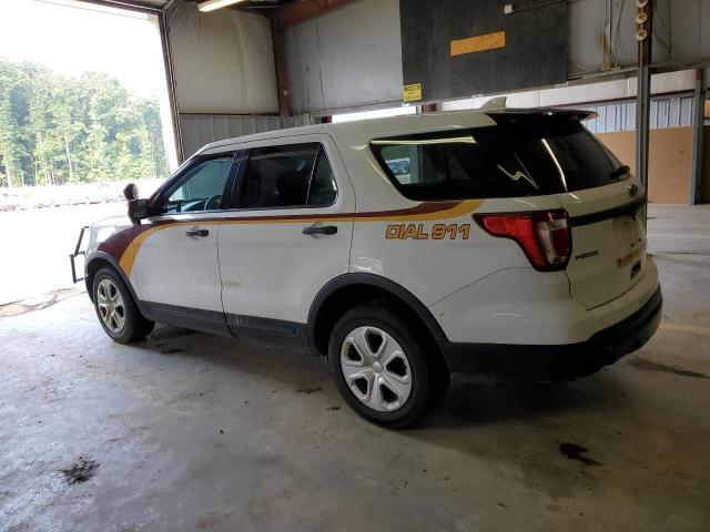 1FM5K8AR4HGA24490 - 2017 FORD EXPLORER POLICE INTERCEPTOR WHITE photo 2