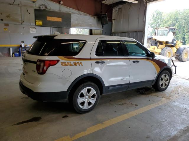 1FM5K8AR4HGA24490 - 2017 FORD EXPLORER POLICE INTERCEPTOR WHITE photo 3