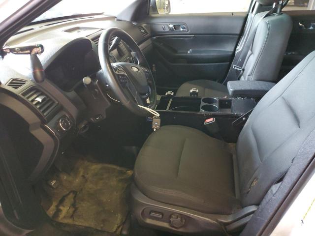1FM5K8AR4HGA24490 - 2017 FORD EXPLORER POLICE INTERCEPTOR WHITE photo 7