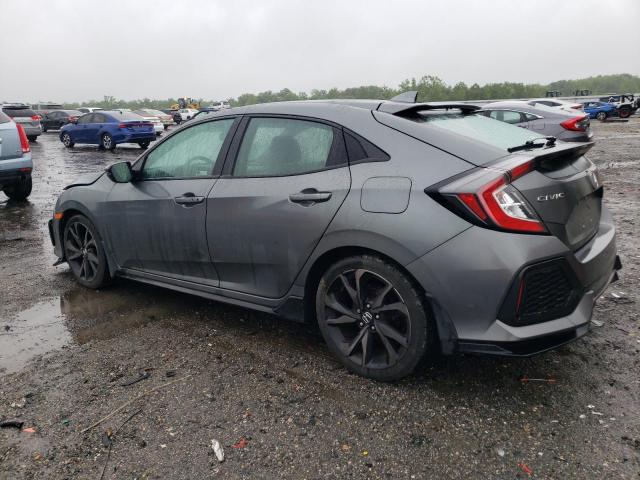 SHHFK7H9XKU222175 - 2019 HONDA CIVIC SPORT TOURING GRAY photo 2