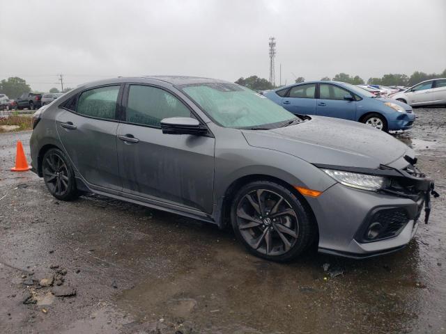 SHHFK7H9XKU222175 - 2019 HONDA CIVIC SPORT TOURING GRAY photo 4