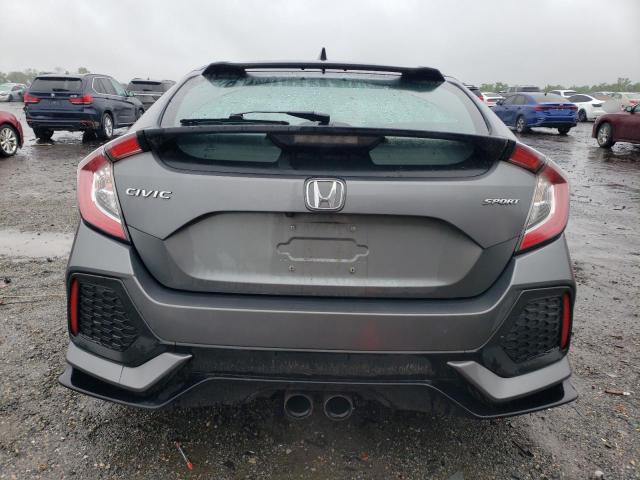 SHHFK7H9XKU222175 - 2019 HONDA CIVIC SPORT TOURING GRAY photo 6