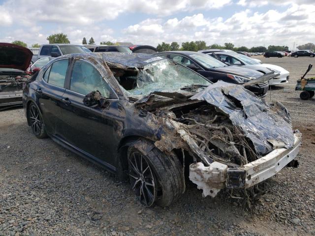 4T1T11AKXPU083080 - 2023 TOYOTA CAMRY SE NIGHT SHADE BLACK photo 4