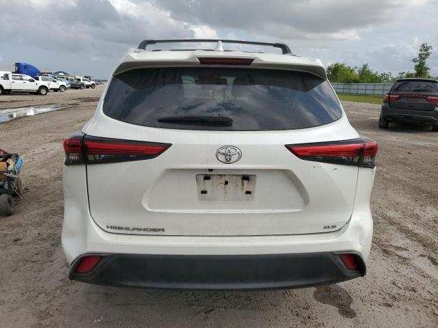5TDGZRAH4LS501276 - 2020 TOYOTA HIGHLANDER XLE WHITE photo 6