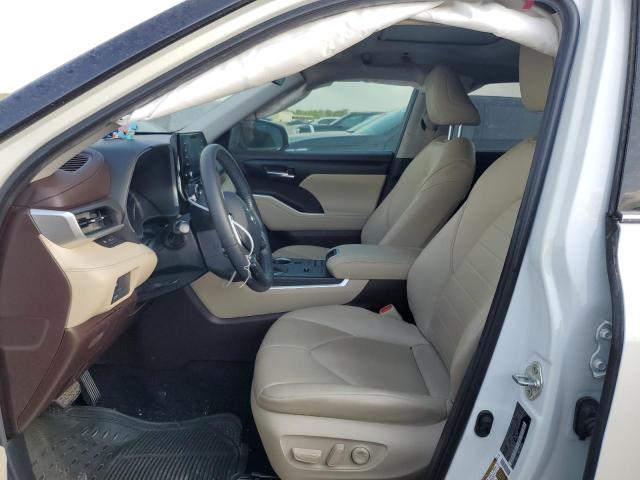 5TDGZRAH4LS501276 - 2020 TOYOTA HIGHLANDER XLE WHITE photo 7