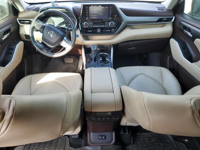 5TDGZRAH4LS501276 - 2020 TOYOTA HIGHLANDER XLE WHITE photo 8