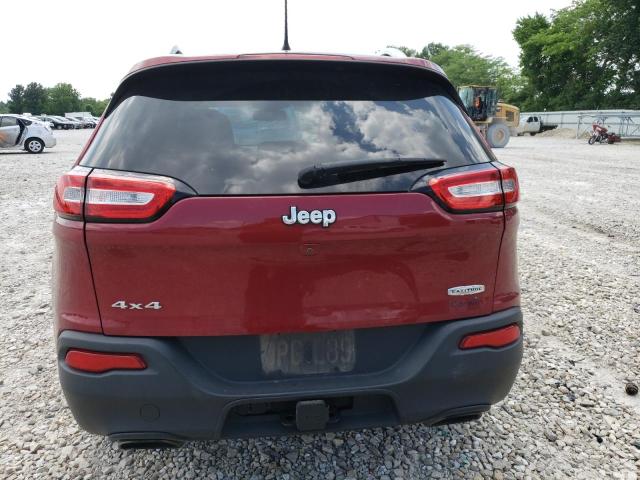 1C4PJMCS6GW301394 - 2016 JEEP CHEROKEE LATITUDE RED photo 6