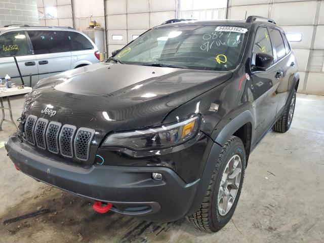 1C4PJMBX8ND500839 - 2022 JEEP CHEROKEE TRAILHAWK BLACK photo 2