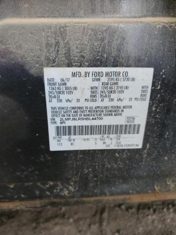 2LMPJ8LR5HBL44700 - 2017 LINCOLN MKX RESERVE Մոխրագույն լուսանկար 13