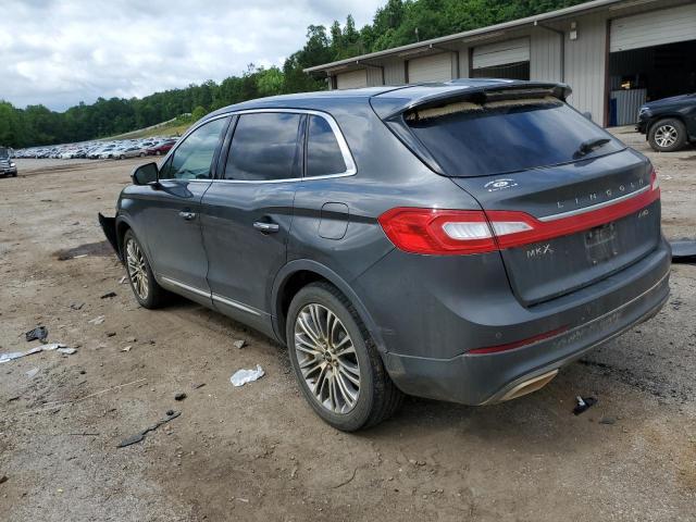2LMPJ8LR5HBL44700 - 2017 LINCOLN MKX RESERVE Մոխրագույն լուսանկար 2