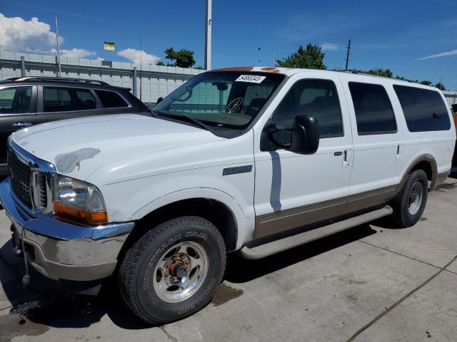 1FMSU43F21EA78199 - 2001 FORD EXCURSION LIMITED WHITE photo 1