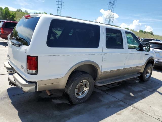 1FMSU43F21EA78199 - 2001 FORD EXCURSION LIMITED WHITE photo 3