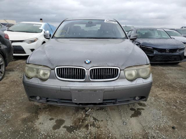 WBAGL634X2DP60730 - 2002 BMW 745 I GRAY photo 5