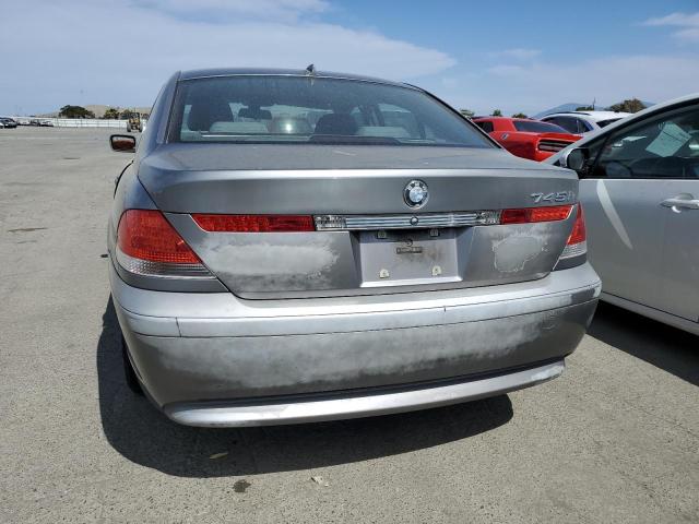 WBAGL634X2DP60730 - 2002 BMW 745 I GRAY photo 6