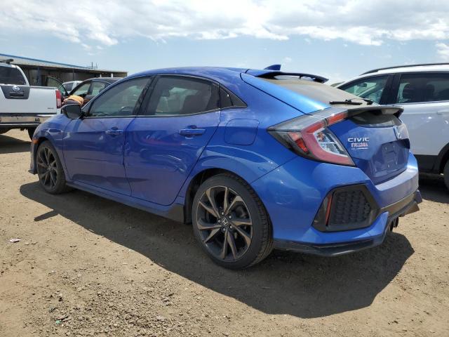 SHHFK7H98KU209733 - 2019 HONDA CIVIC SPORT TOURING BLUE photo 2