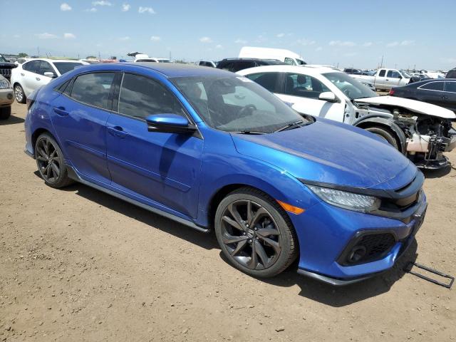 SHHFK7H98KU209733 - 2019 HONDA CIVIC SPORT TOURING BLUE photo 4