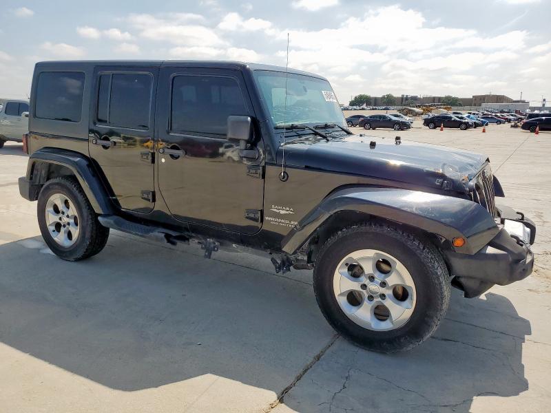 1C4HJWEG7EL265836 - 2014 JEEP WRANGLER U SAHARA Qara foto 4
