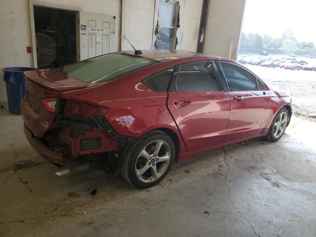 3FA6P0LU4DR139273 - 2013 FORD FUSION SE HYBRID BURGUNDY photo 3