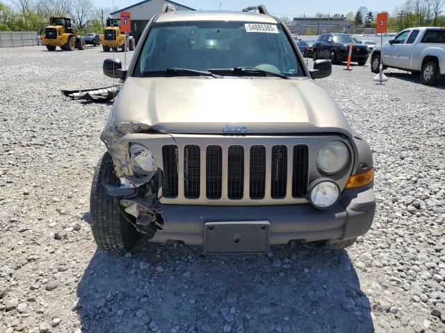 1J4GL38K05W725609 - 2005 JEEP LIBERTY RENEGADE 棕色 照片 5