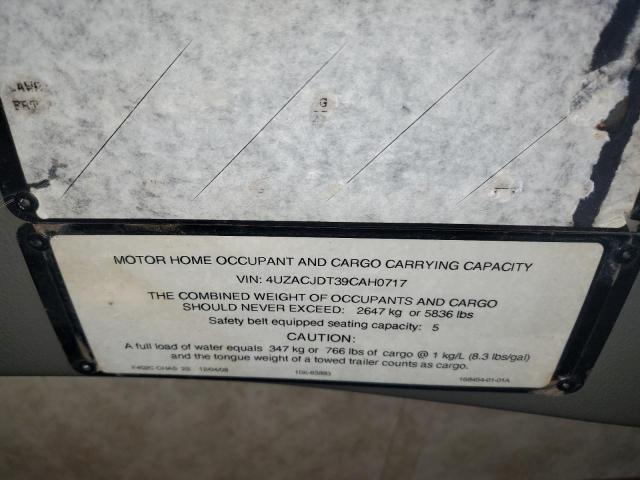 4UZACJDT39CAH0717 - 2009 FREIGHTLINER CHASSIS XC ორფეროვანი ფოტო 10