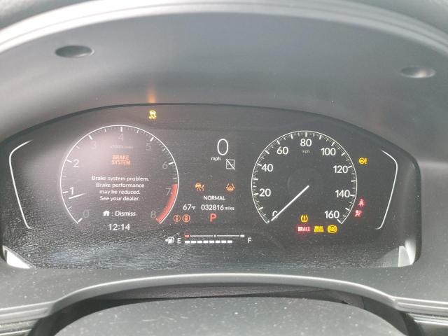 2HGFE2F52NH550590 - 2022 HONDA CIVIC SPORT WHITE photo 9