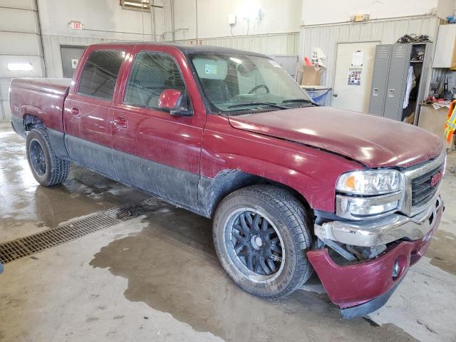 2GTEK13T551163430 - 2005 GMC NEW SIERRA K1500 RED photo 4