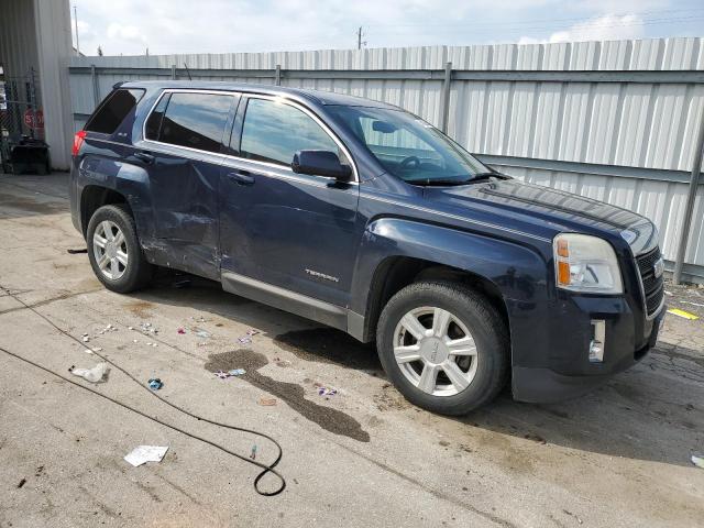 2GKALMEKXF6357848 - 2015 GMC TERRAIN SLE BLUE photo 4