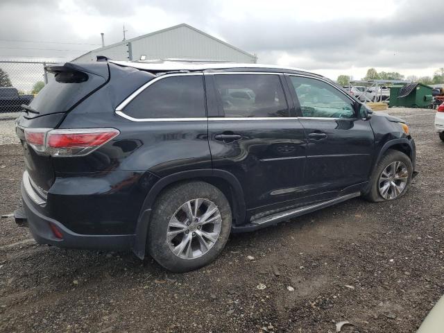 5TDJKRFH0ES043760 - 2014 TOYOTA HIGHLANDER XLE BLACK photo 3
