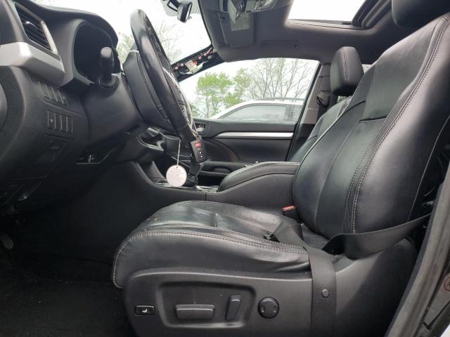 5TDJKRFH0ES043760 - 2014 TOYOTA HIGHLANDER XLE BLACK photo 7