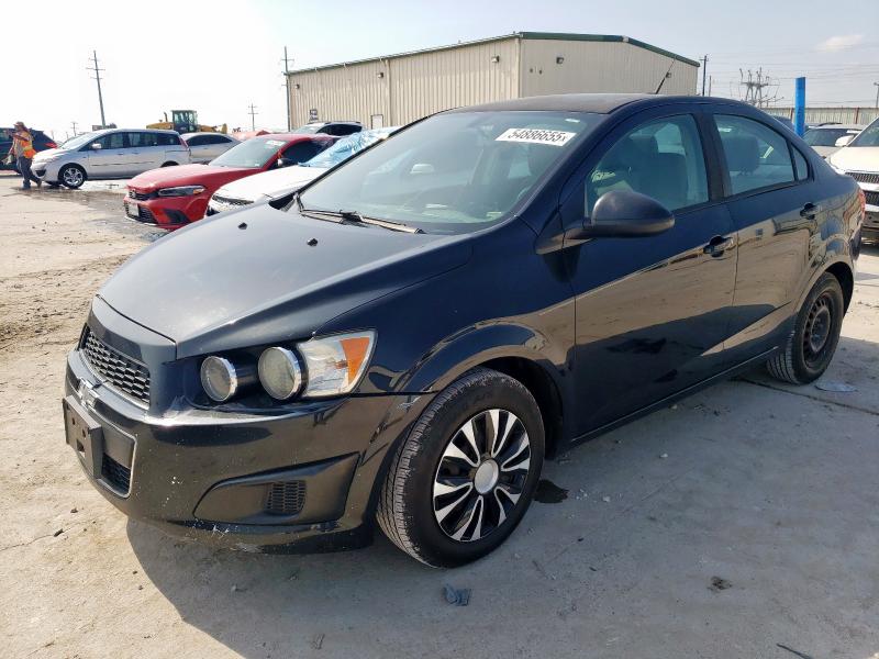 1G1JB5SH0F4147816 - 2015 CHEVROLET SONIC LS BLACK photo 1