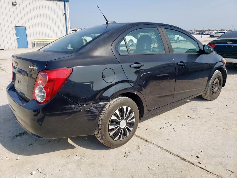 1G1JB5SH0F4147816 - 2015 CHEVROLET SONIC LS BLACK photo 3