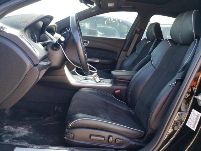 19UUB2F66JA001637 - 2018 ACURA TLX TECH+A Սև լուսանկար 7